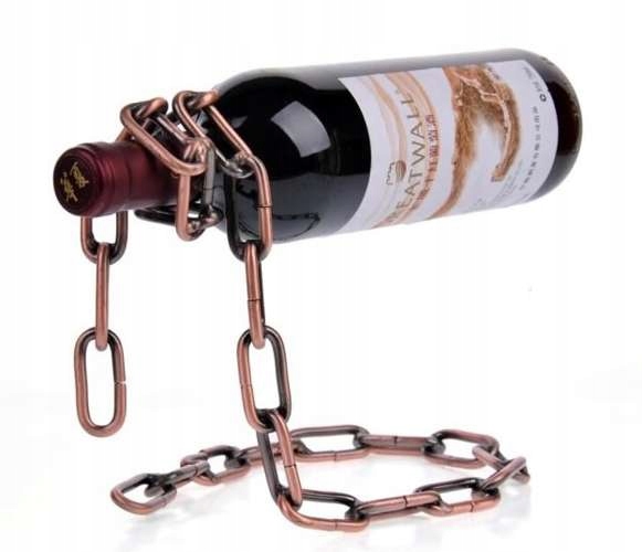 

Łańcuchowy Stojak Na Wino Lewitująca Butelka