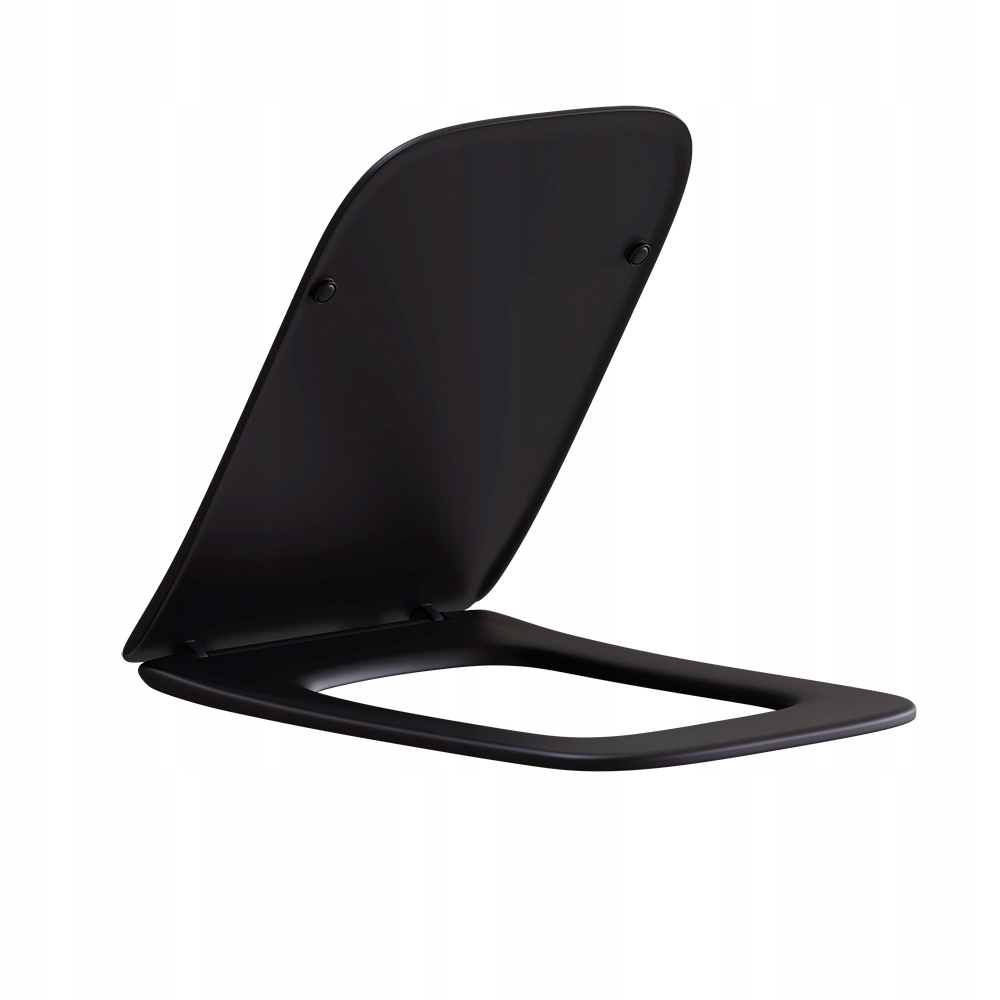 Wc sedátko do misky Ivona černé, pomalu padající Swiss Meyer