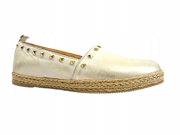 Polobotky espadrilky pohodlné měkké kožené dámské boty Karino 36