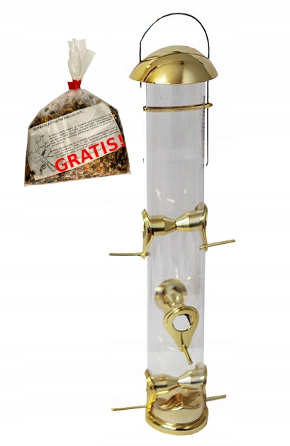 

Karmnik Dla Ptaków Duża Tuba Karma Pokarm 7 x 44cm