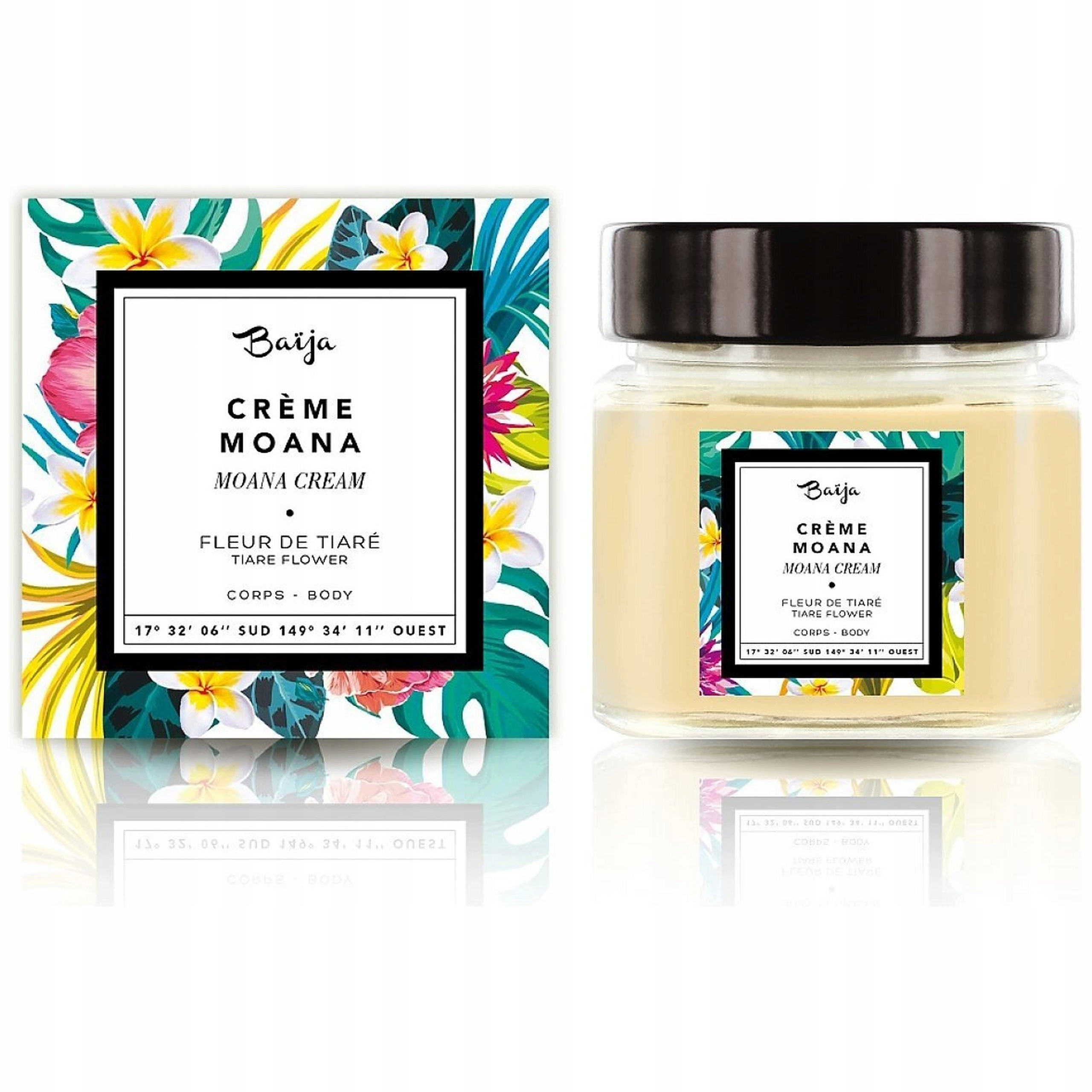 Krem Do Ciała Baija Moana Fleur De Tiare Kokos Nawilżający Do Cery 212 ml