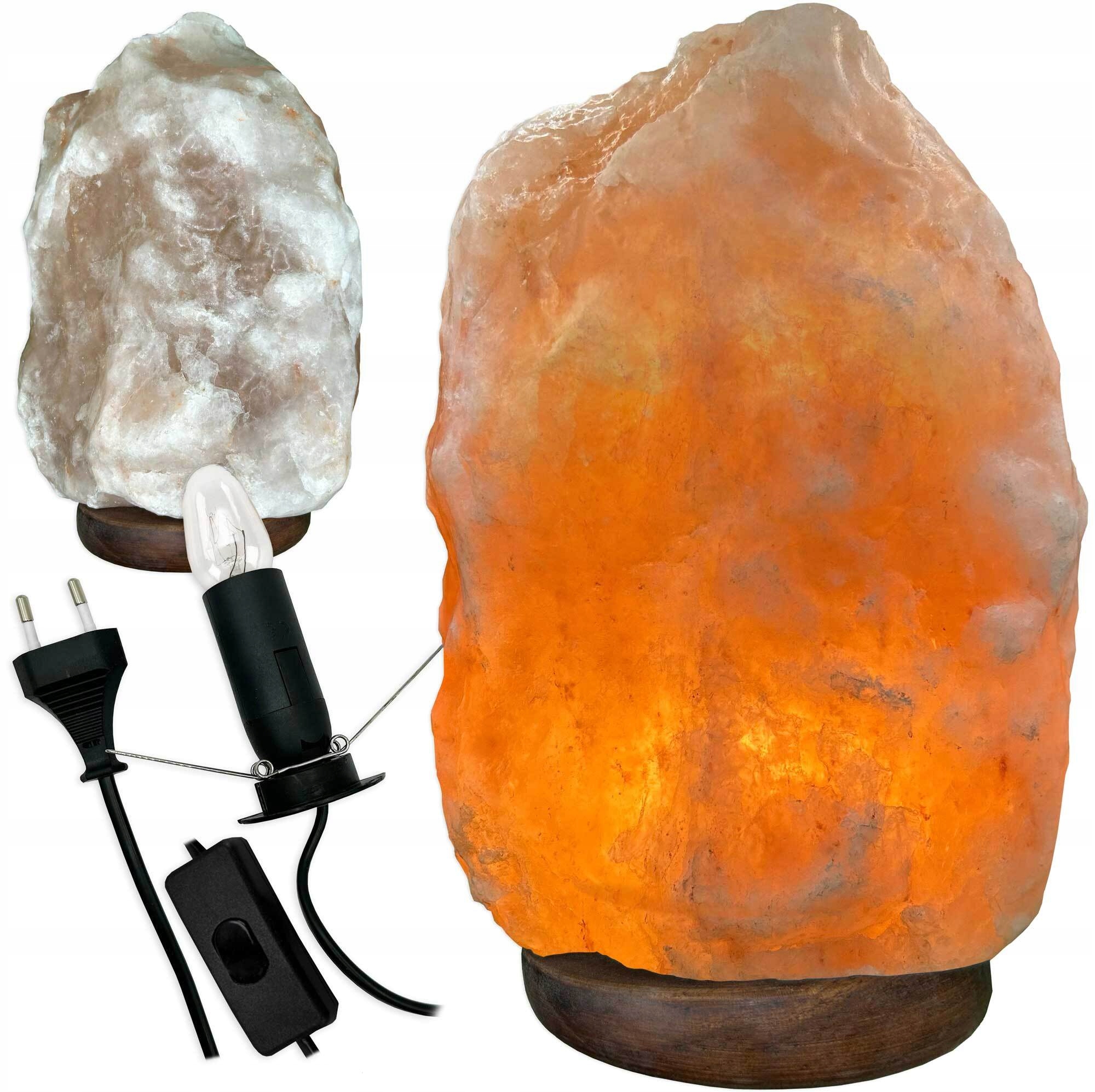 Solná Lampa Himalájská sůl XL 12-15KG Ionizátor Lampička Přírodní solná hmota