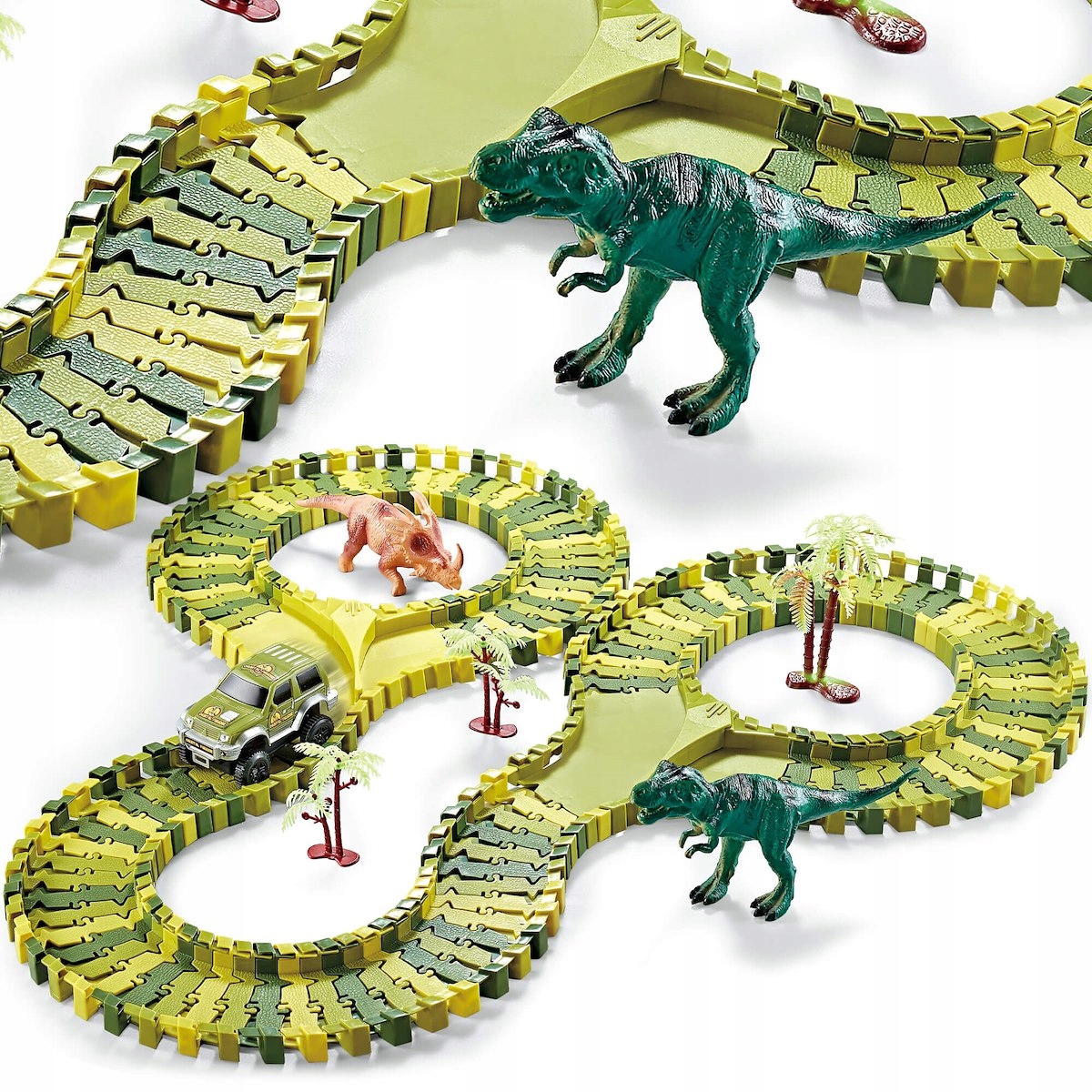 

Tor Wyścigowy Autko Dinozaury Park Dino XXL 120el