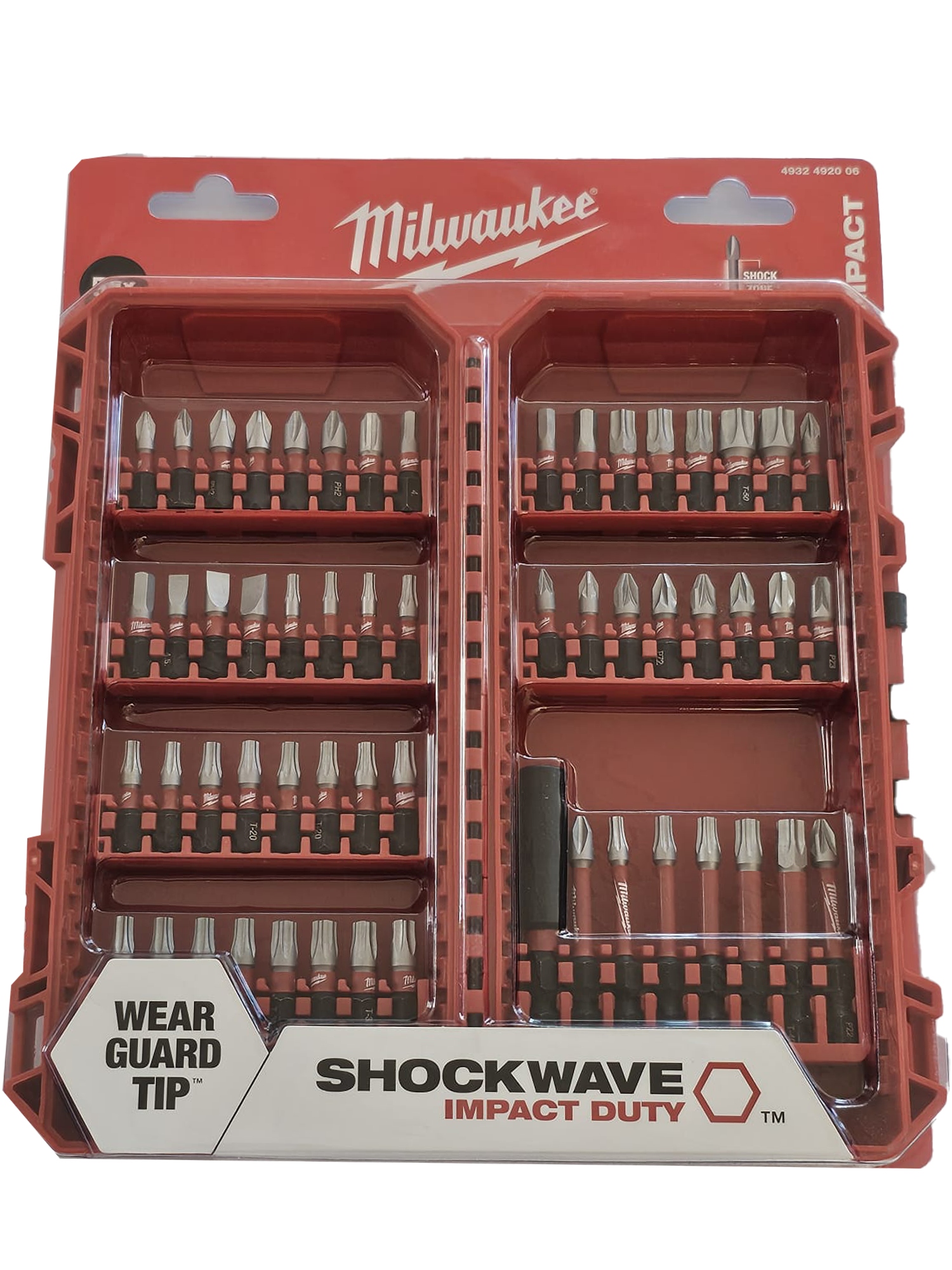 Sada úderových bitů 56 Ks. Milwaukee 4932492006 Koncovka pro šroubovák