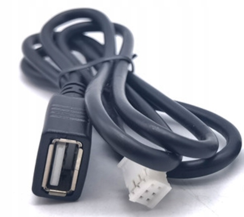 Kabel USB 6PIN do radia Android Gniazdo Adapter Przewód USB 6 pin
