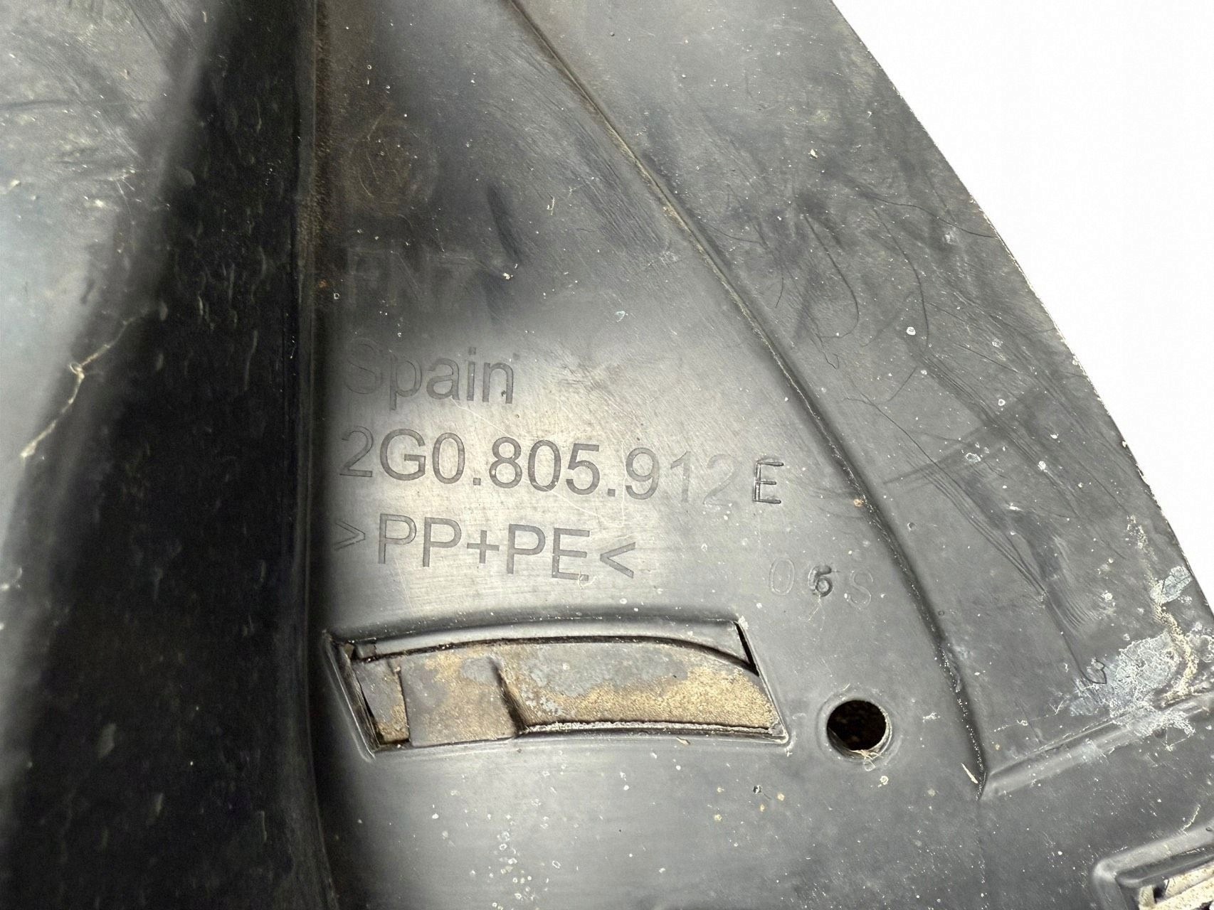 mudguard front right right front Volkswagen VW Polo VI 2G 2G0805912E