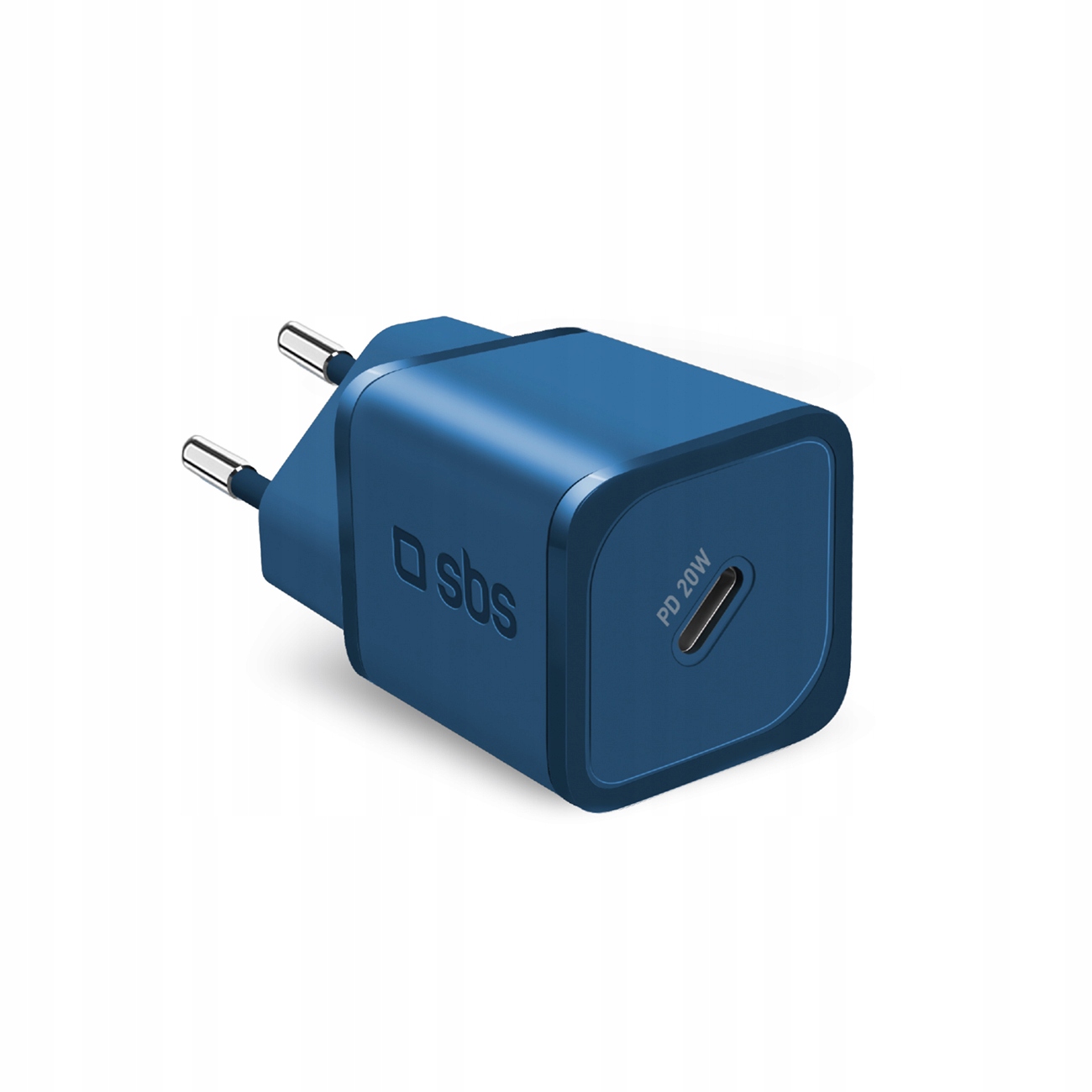 Síťová nabíječka GaN s Power Delivery 20W modrá