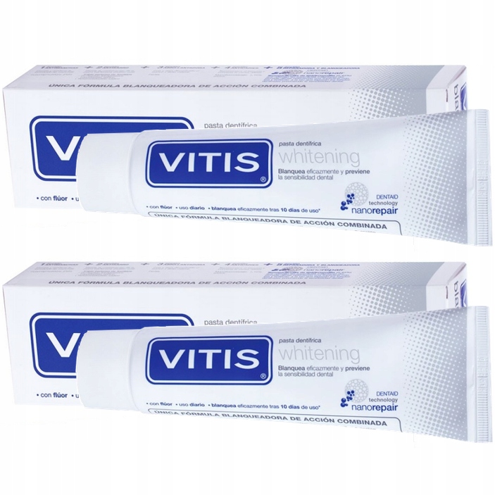 

2x Wybielająca Pasta do Zębów Vitis Whitening