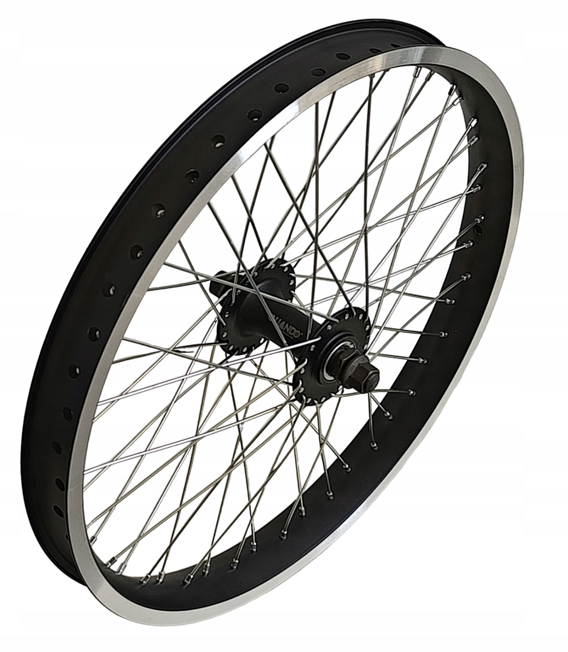 KOŁO 20" PRZÓD ALU BMX 48-OTW CZARNE M14