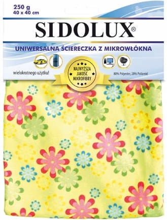 

Sidolux Ścierka Mikrofibra Kolorowa Kwiatki