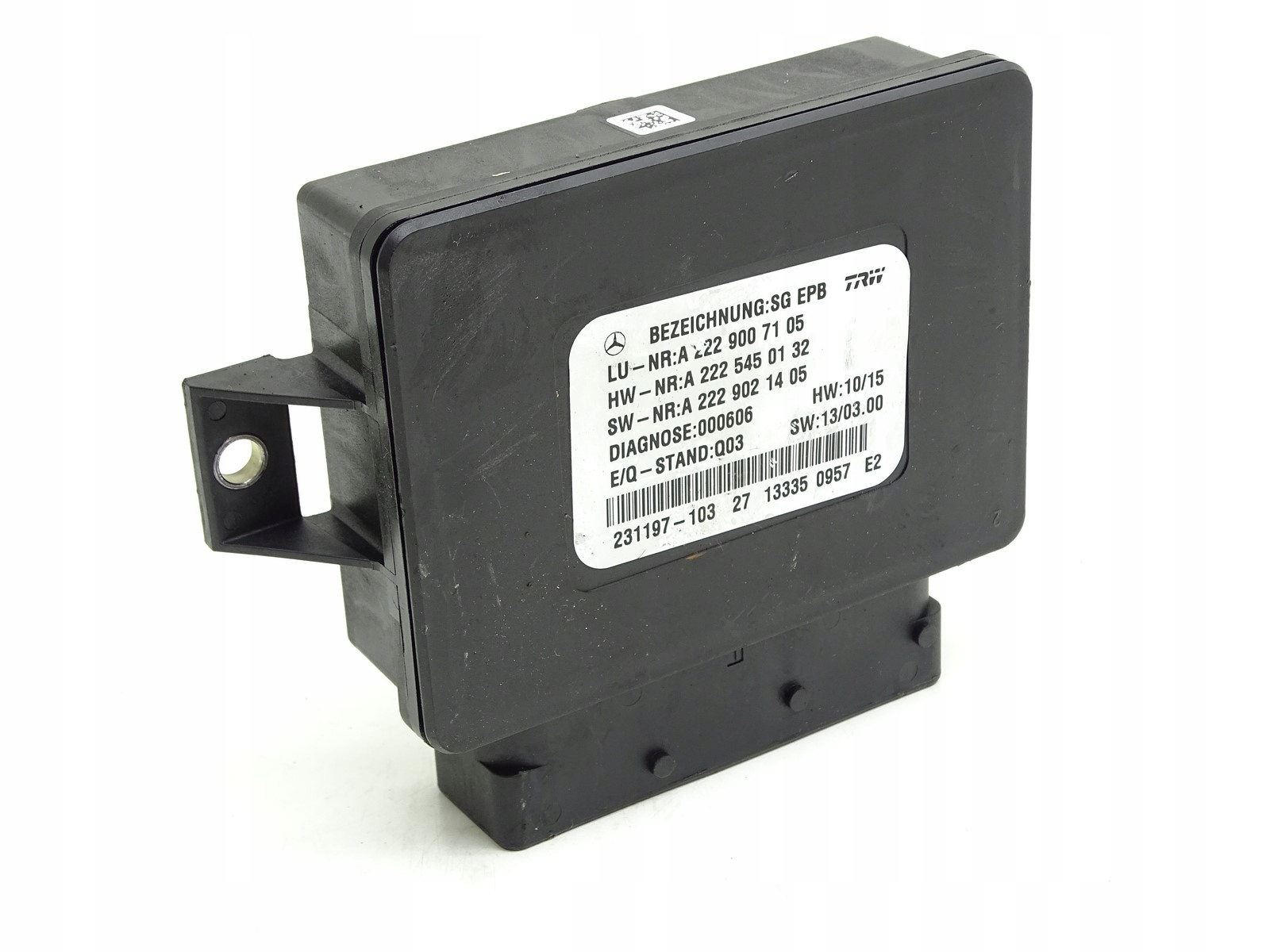 module control unit electric brake MERCEDES S W222 13- A2229007105