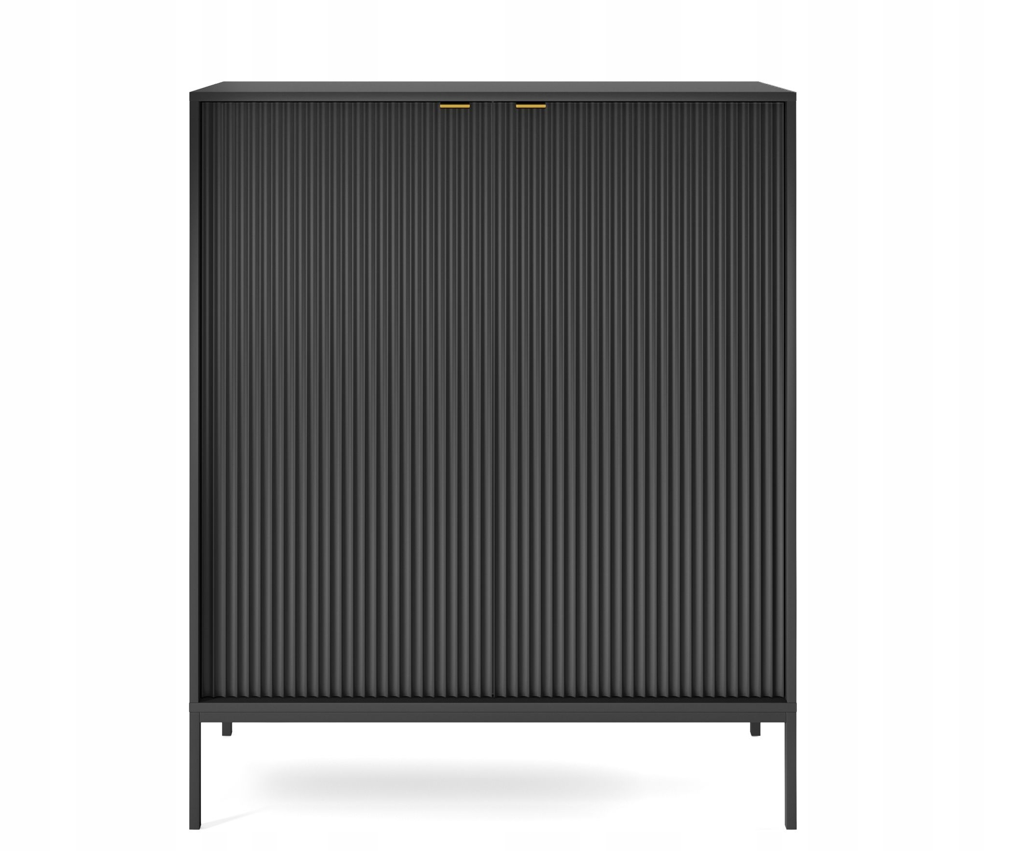 

Piaski Nova Komoda czarny 104x39x125 cm