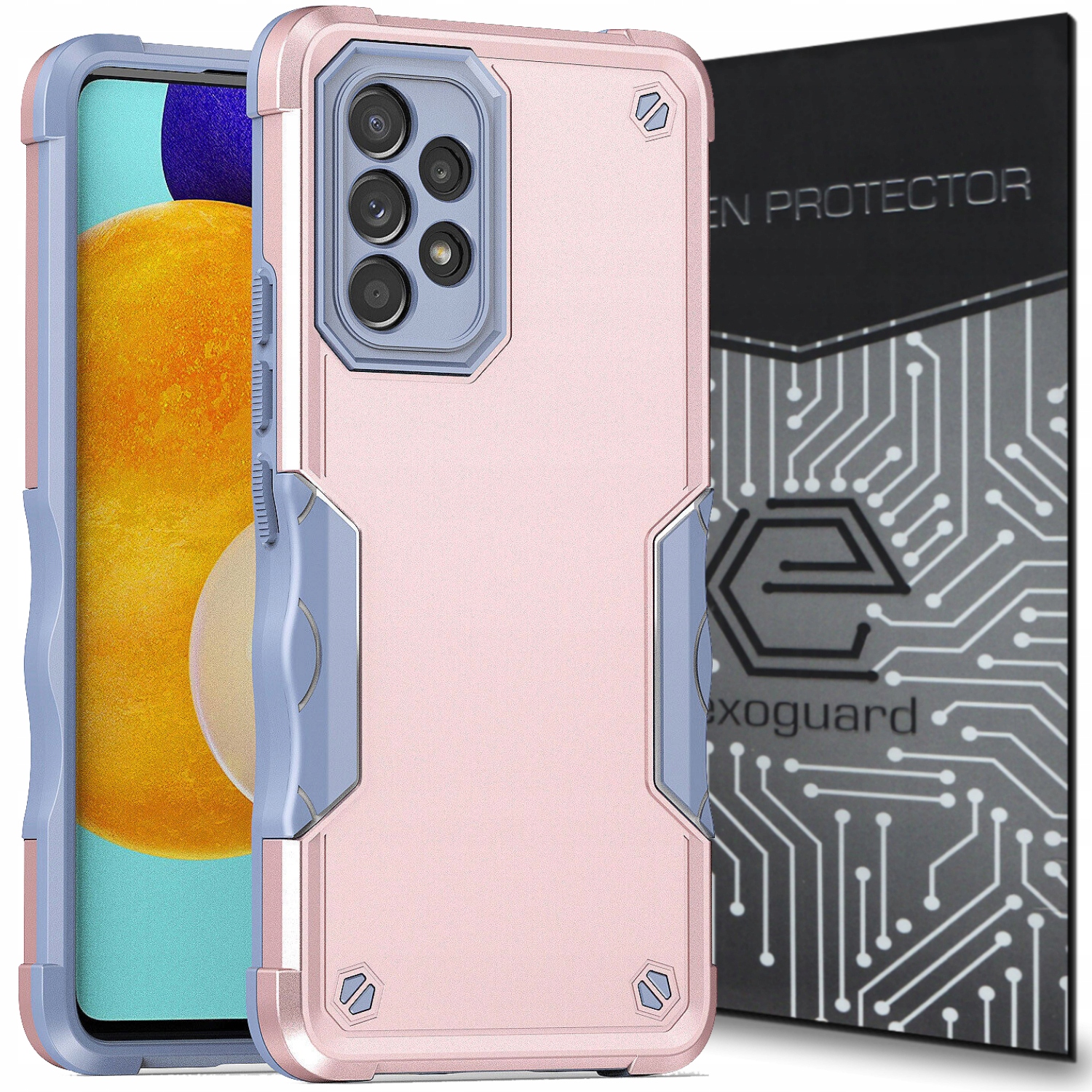 

Case Etui Pancerne+szkło do Samsung Galaxy A53 5G