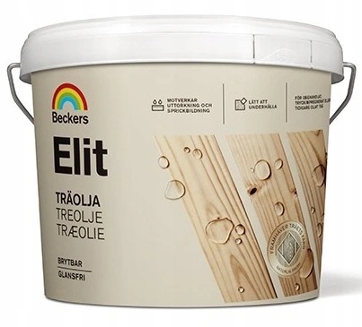 Beckers Elit Traolja Olej Do Drewna Na Zewnątrz Bezbarwny 2.7L