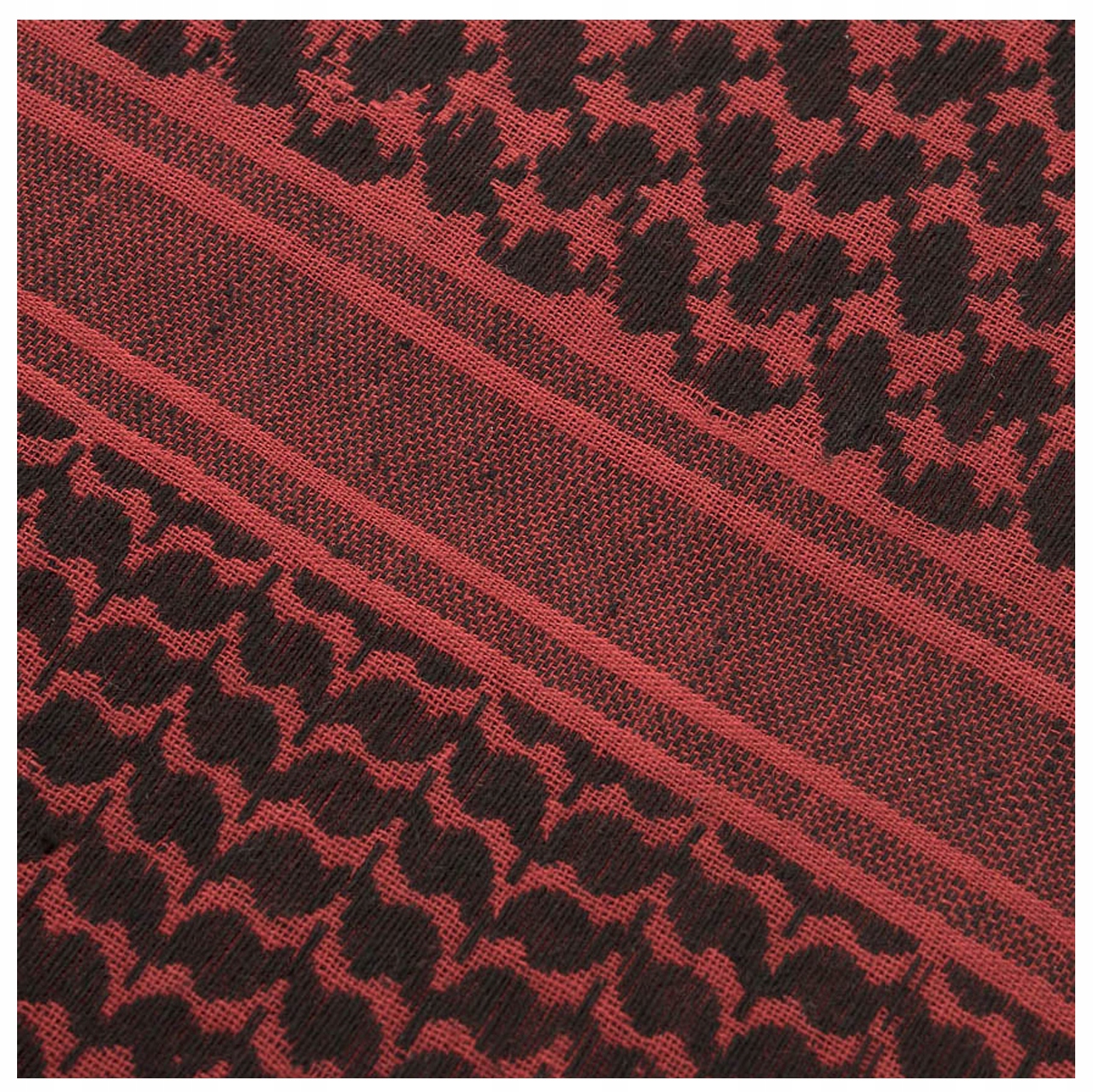 CHUSTA ARAFATKA OCHRONNA SHEMAGH KEFIJA M-TAC CZARNO/CZERWONA Kolekcja Outdoor Line