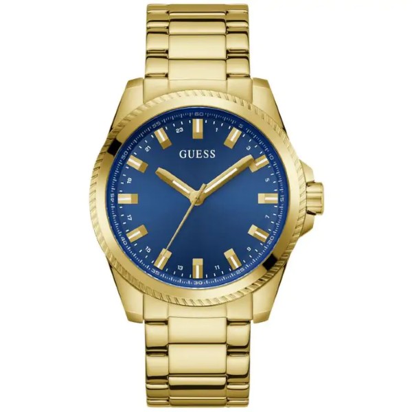 Pánské Hodinky Guess GW0718G2 zlaté s náramkem