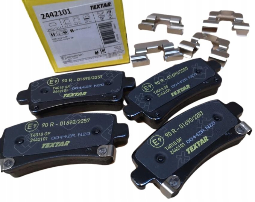 TEXTAR 2442101 ТОРМОЗНЫЕ КОЛОДКИ ЗАДНИЕ OPEL SAAB CHEV