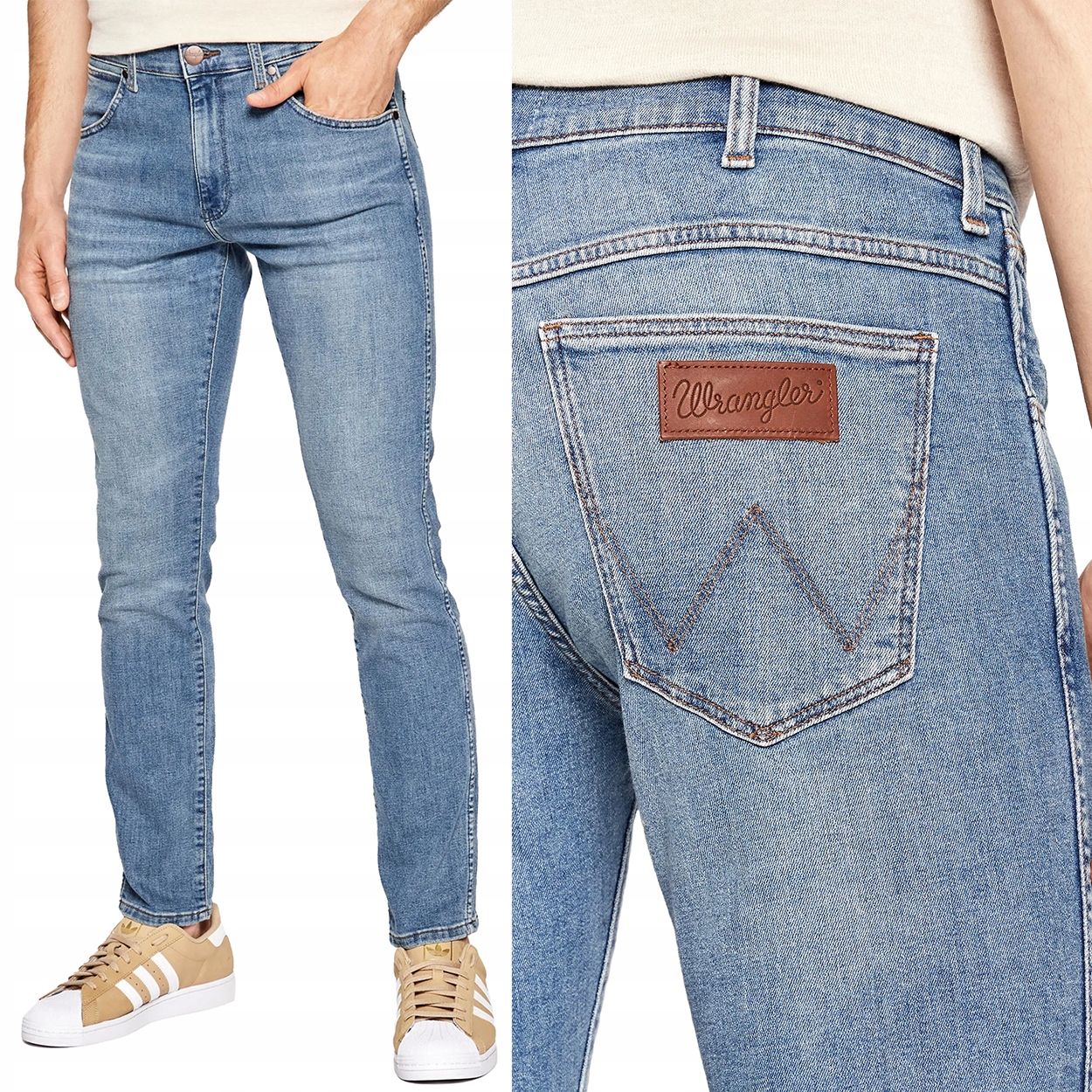 

Wrangler Larston Slim W18SYJ38R DuskyCloud W34 L34