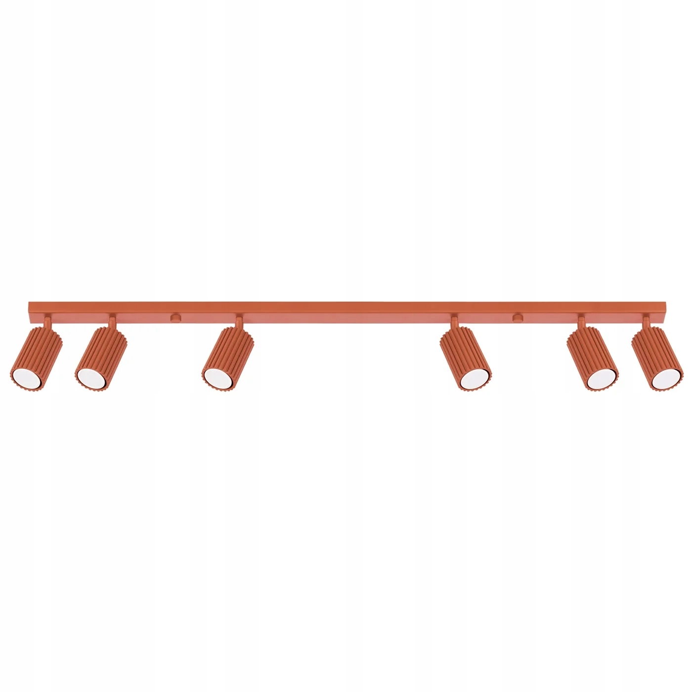 Stropná lampa okrová červená 6xGU10 117 cm nastaviteľná Karbon Sollux Lightin
