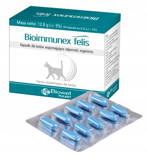 

Biowet Bioimmunex Felis 40 kapsułek