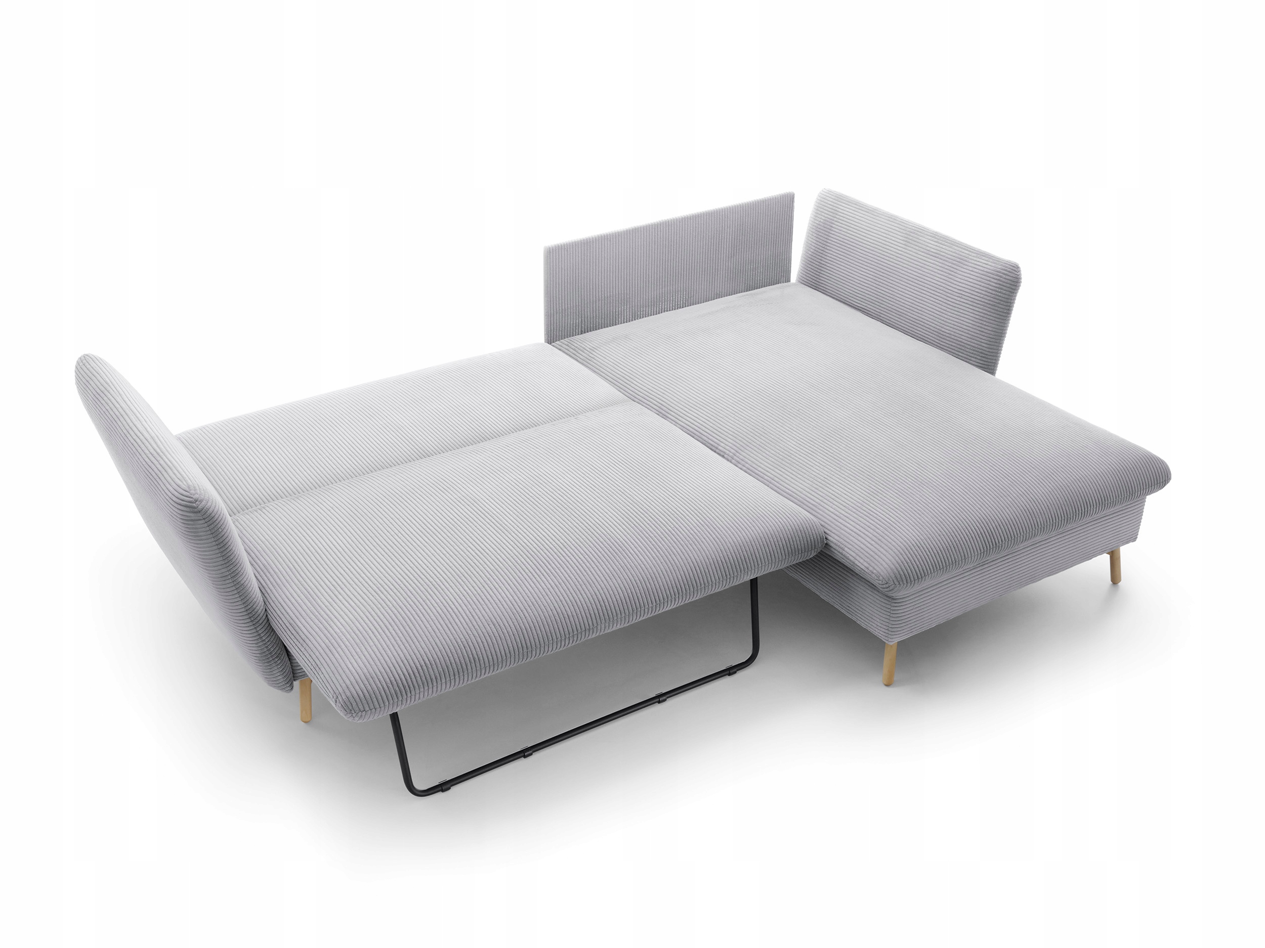 Narożnik Merle w stylu glamur Szerokość mebla 258 cm