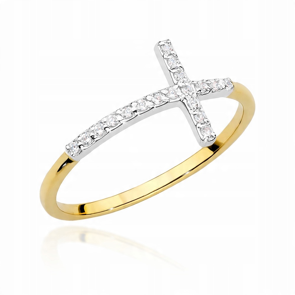 

Złoty Pierścionek 585 Zaręczynowy Brylant 0,08 ct