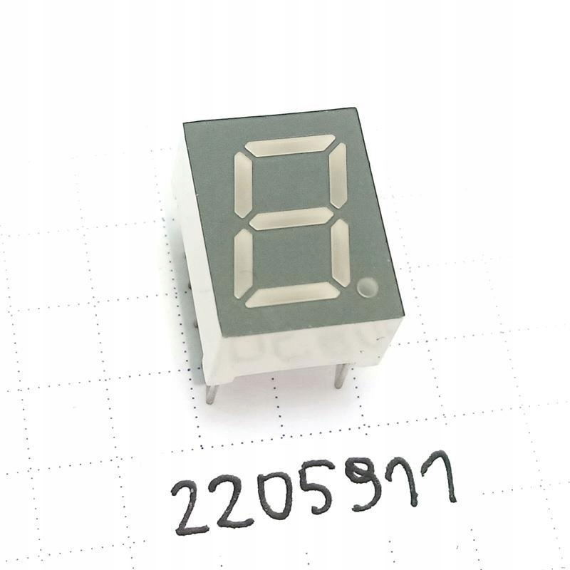 Wyświetlacz LED 8. 7-segmentowy 9,9mm Czerwony CA 50mcd FORYARD FYS-3911
