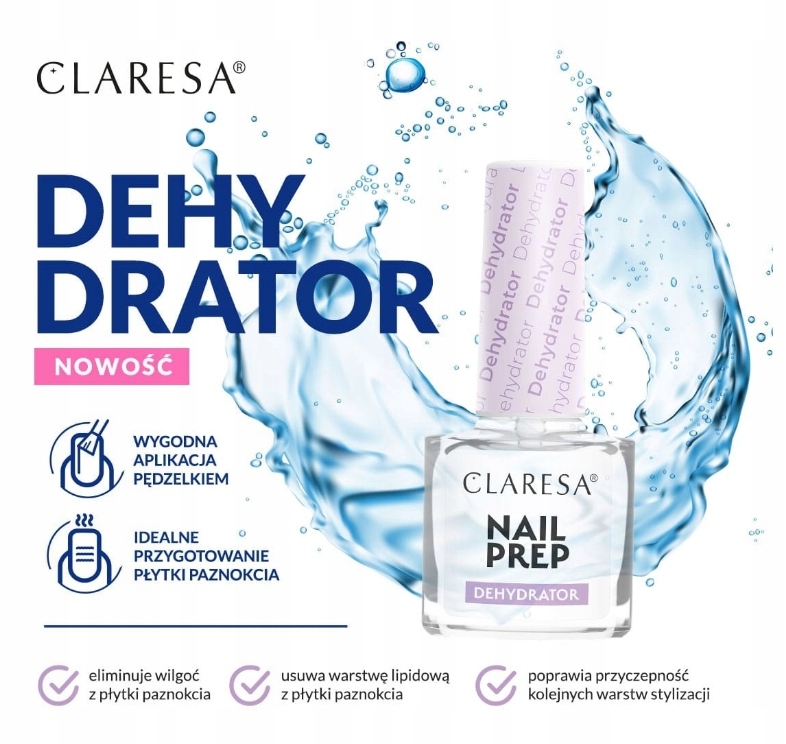 Claresa Dehydrator do Paznokci 5ml Marka Claresa
