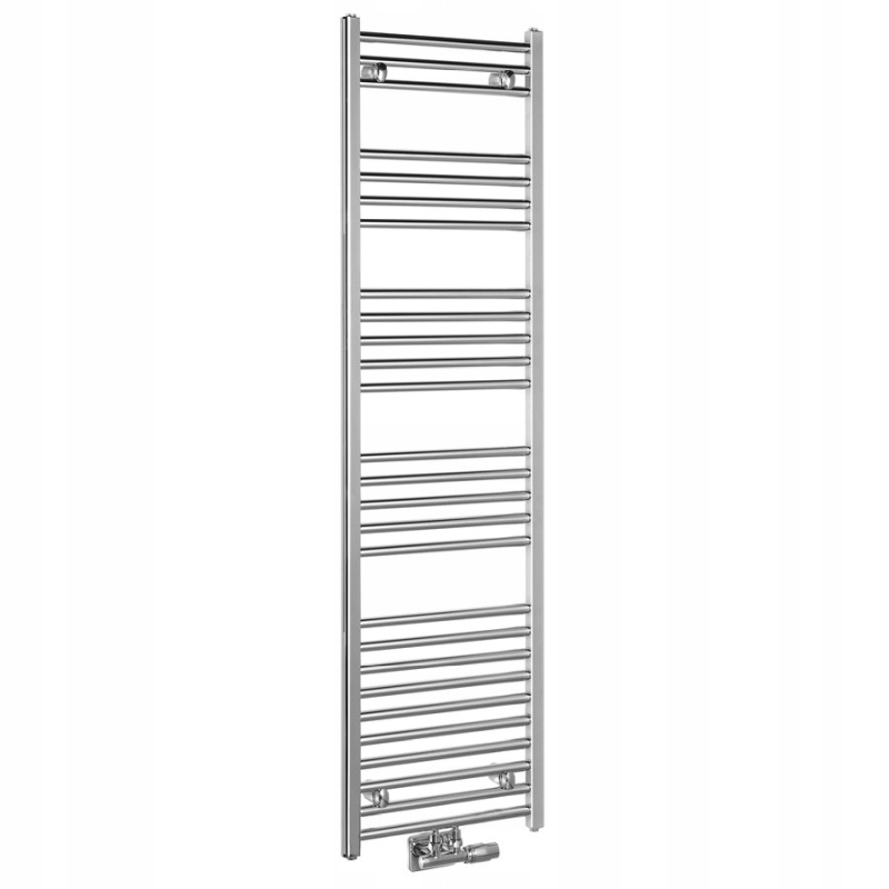 Aqualine Alya kúpeľňový radiátor 400x1600 mm, stredové pripojenie, chróm