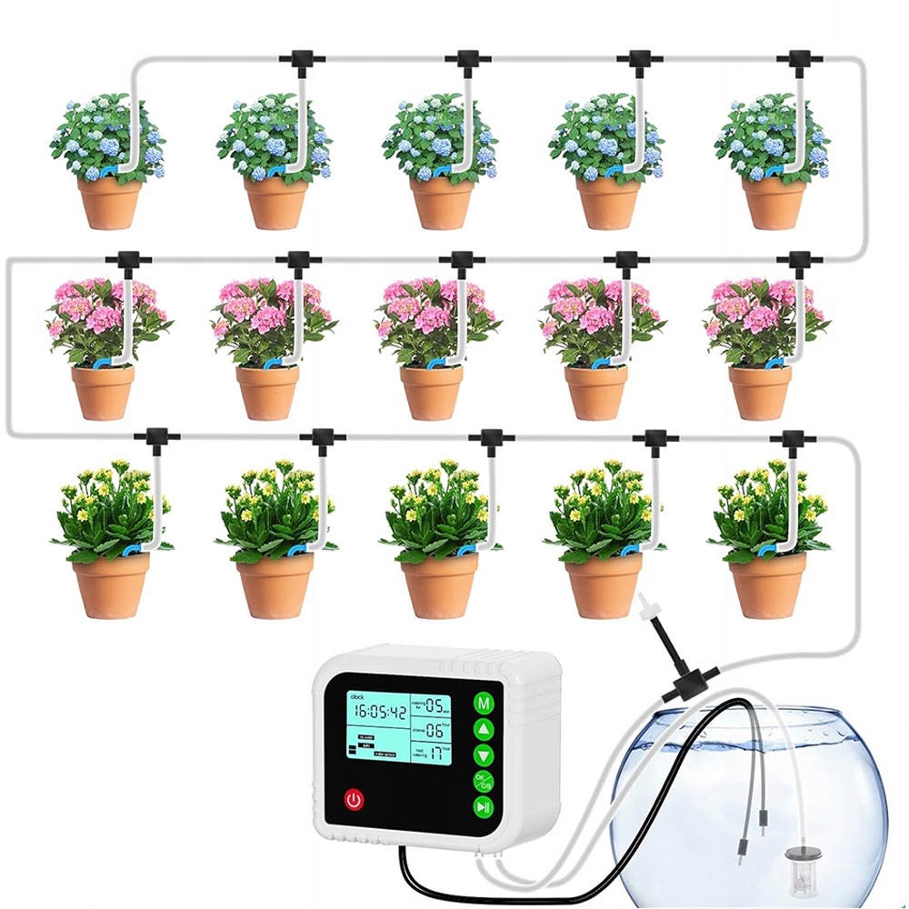 Sada Zavlažovacího Systému, Automatický Zavlažovač Pro Květináče, Programátor