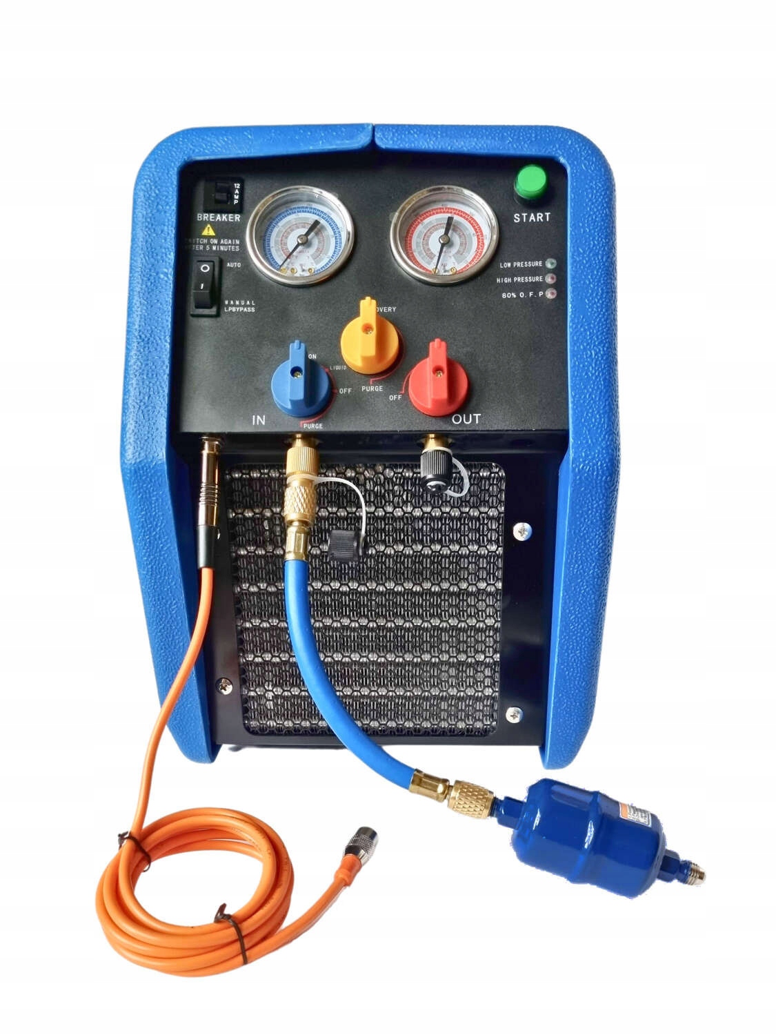 Stacja do odzysku czynnika R32 R134a R404a 1234yf UDT z separatorem oleju Marka Optima