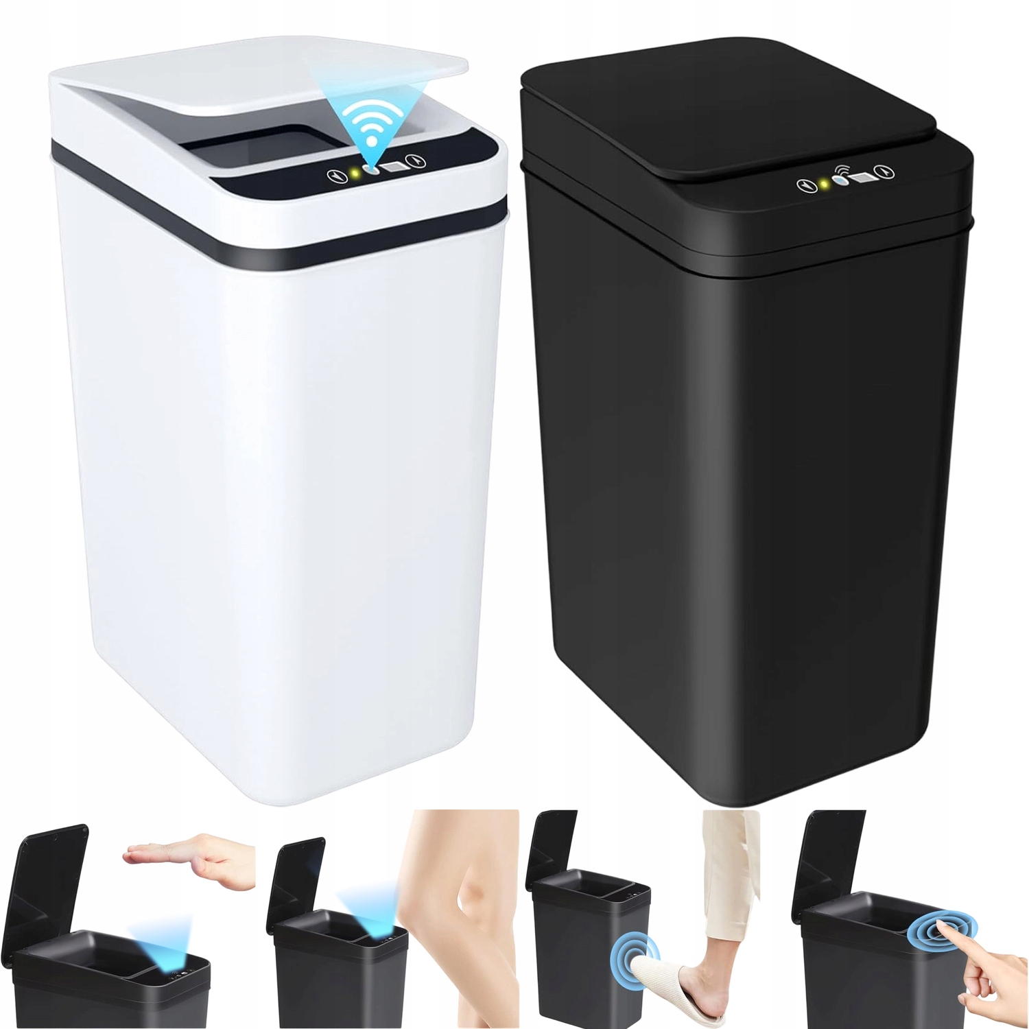 Levně Odpadkový Koš Automatický Senzor 12L Do Kuchyně Koupelny Ložnice