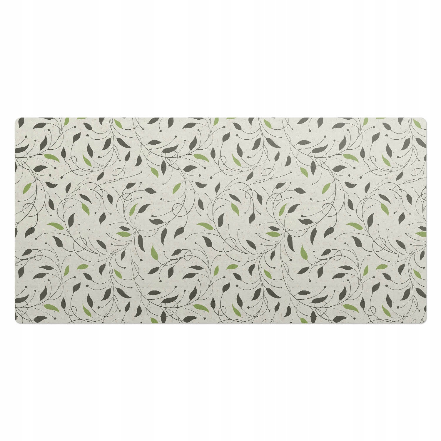 Herní podložka s grafikou na psací stůl Vzor s rostlinnými akcenty 100 x 50 cm