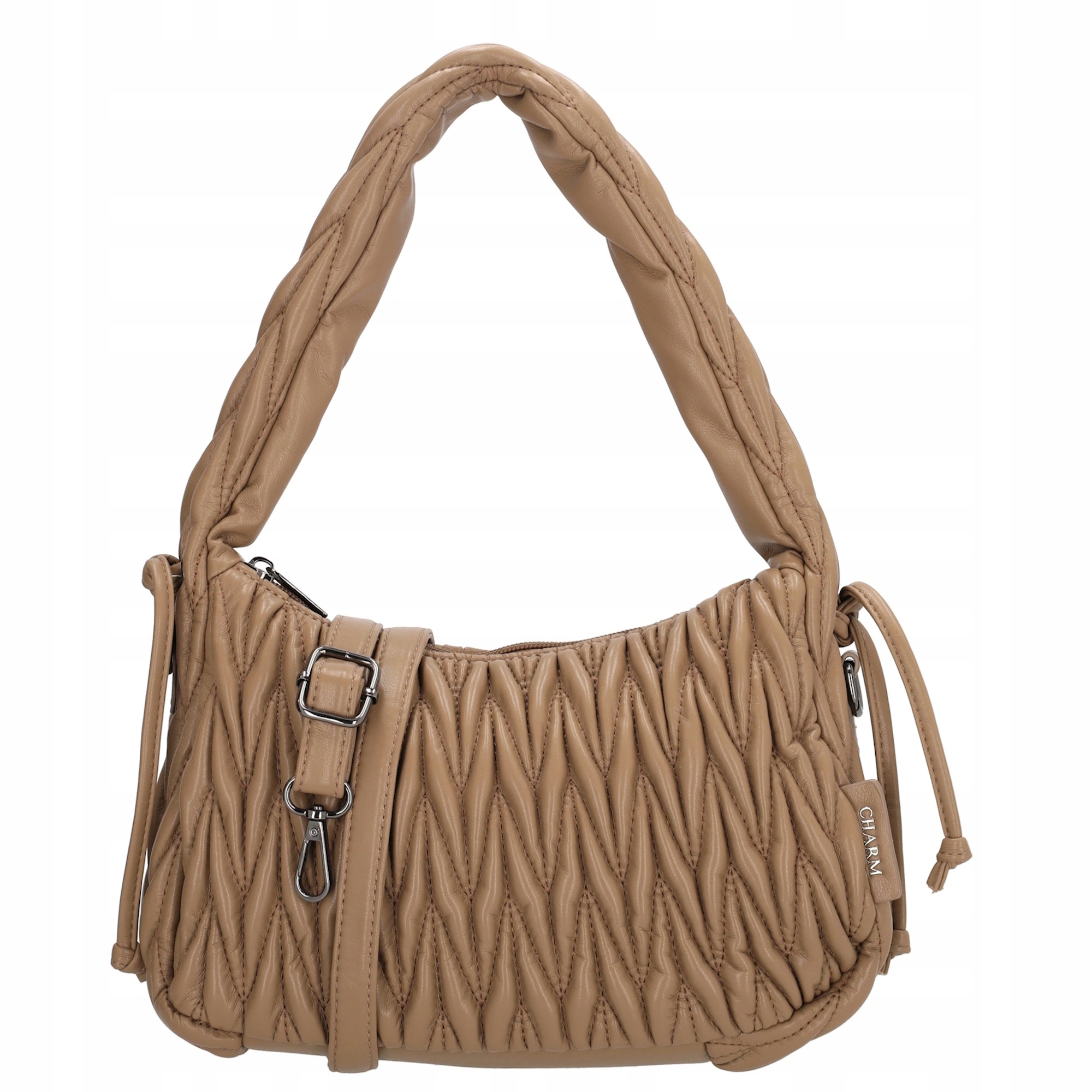 Dámska kabelka přes rameno Charm London West End mocha 23x25 cm