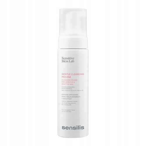 Sensilis Gentle Cleansing Mousse, delikatny nawilżający mus oczyszczający,