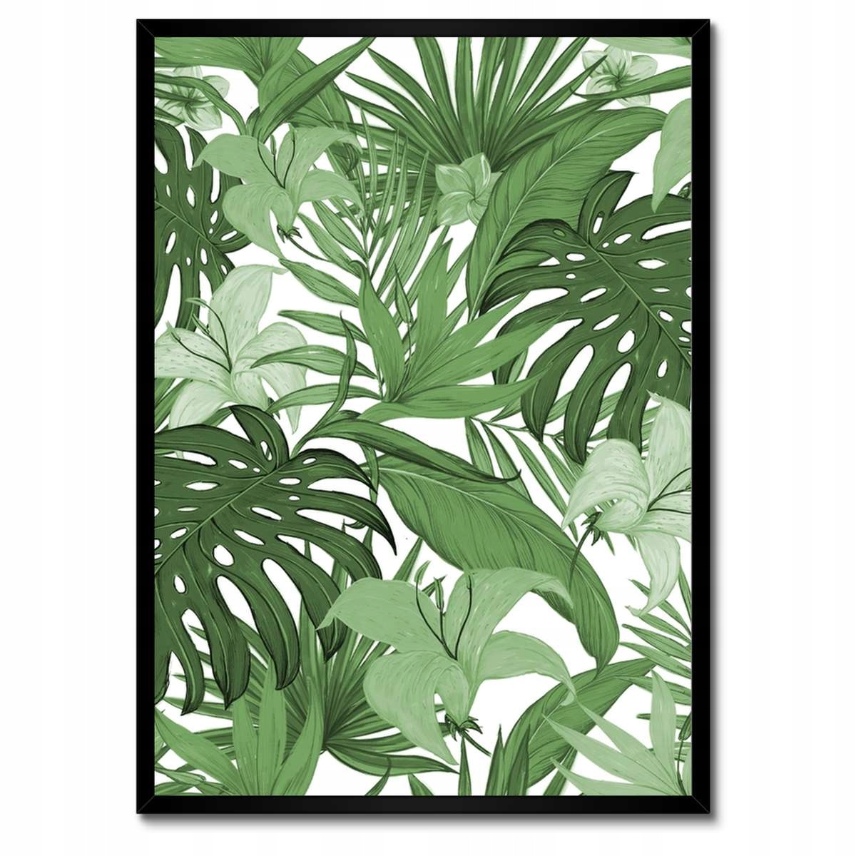 Plakáty v rámu 50x70 Monstera Moderní vzor