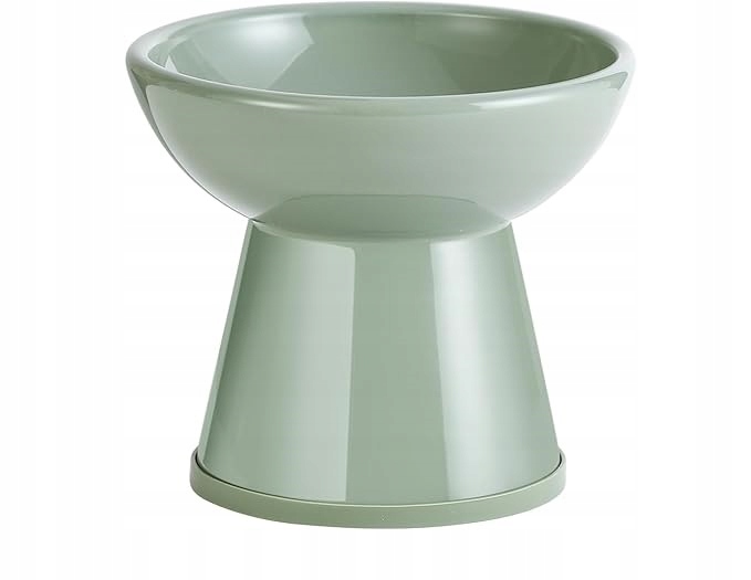 Levně Keramická Vyvýšená Miska Na Pro Kočky S Protiskluzovým Gumovým Páskem