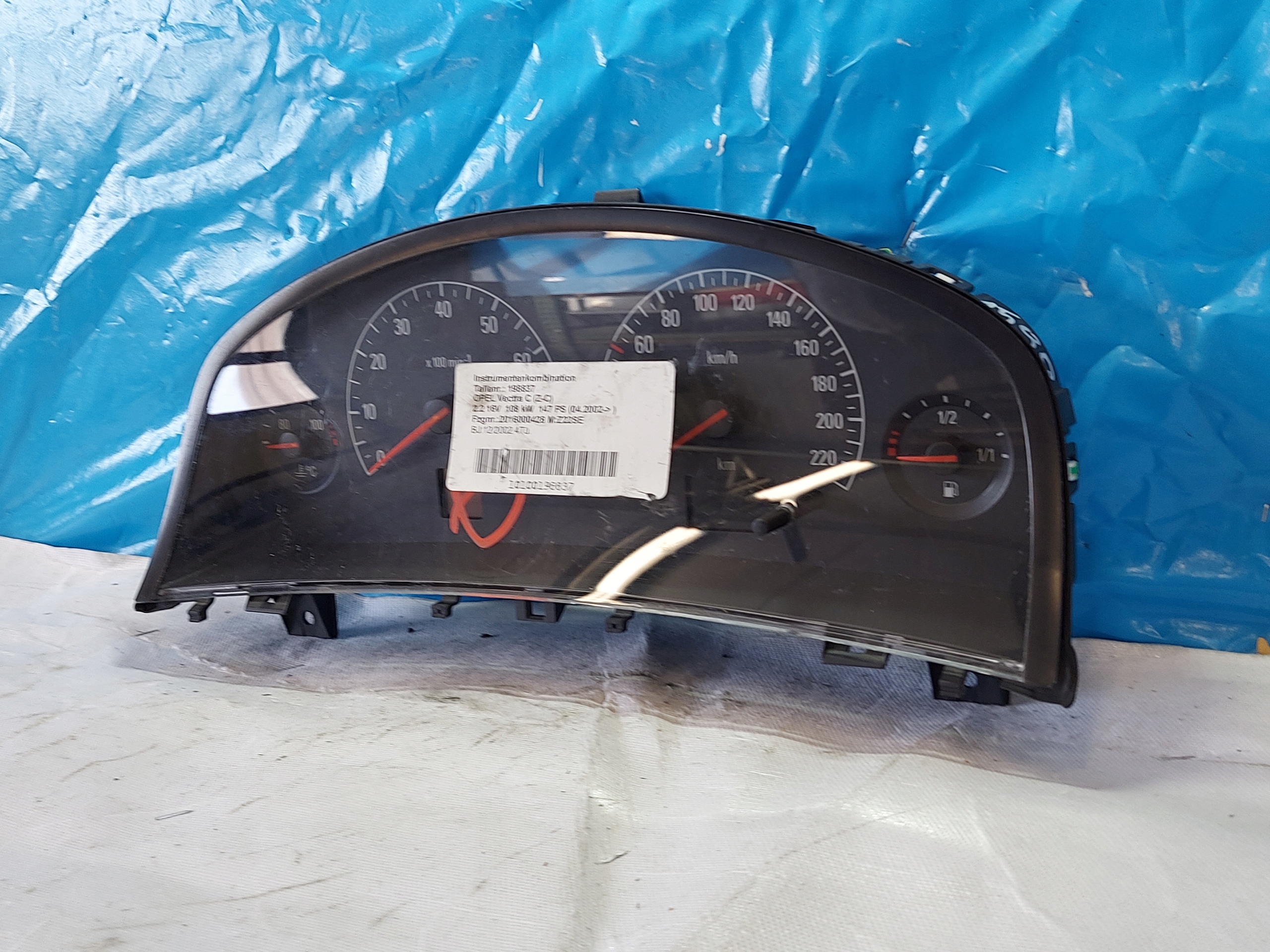 dials clock VECTRA C 2.2 B 09180274WC