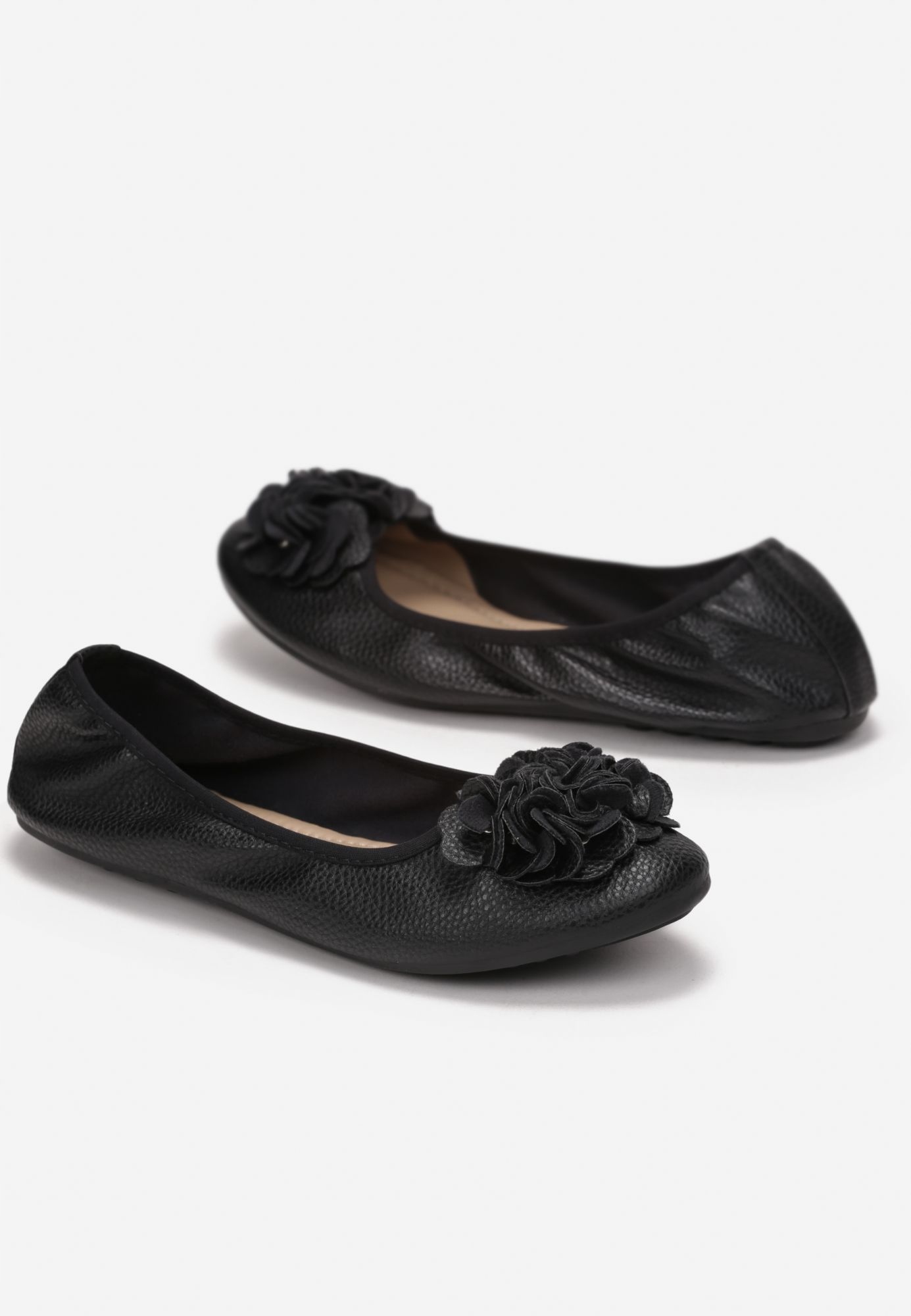 

Renee Czarne Balerinki damskie 40 Ekoskóra