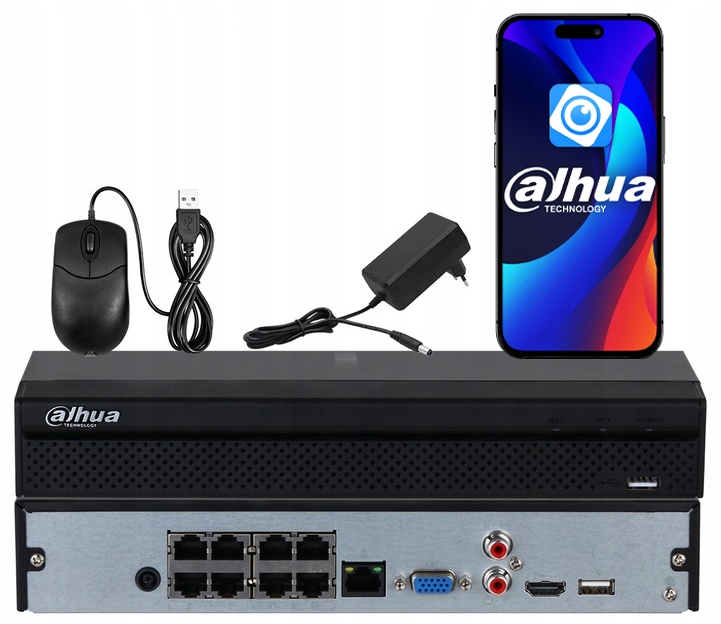 Záznamník monitorovania NVR2108HS-8P-4KS3 Dahua 8 kanálov Hdd Tvi Aplikácia