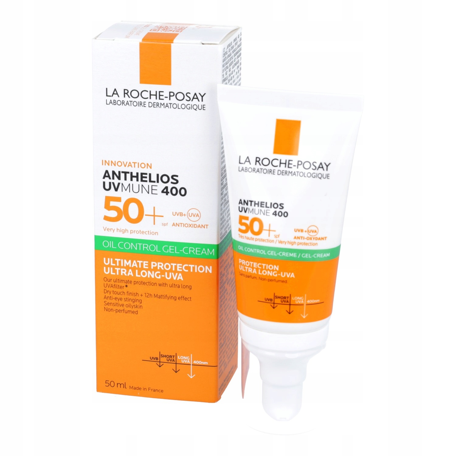 La Roche Posay Anthelios xl żel-krem ochronny do twarzy, Spf 50+, 50 ml