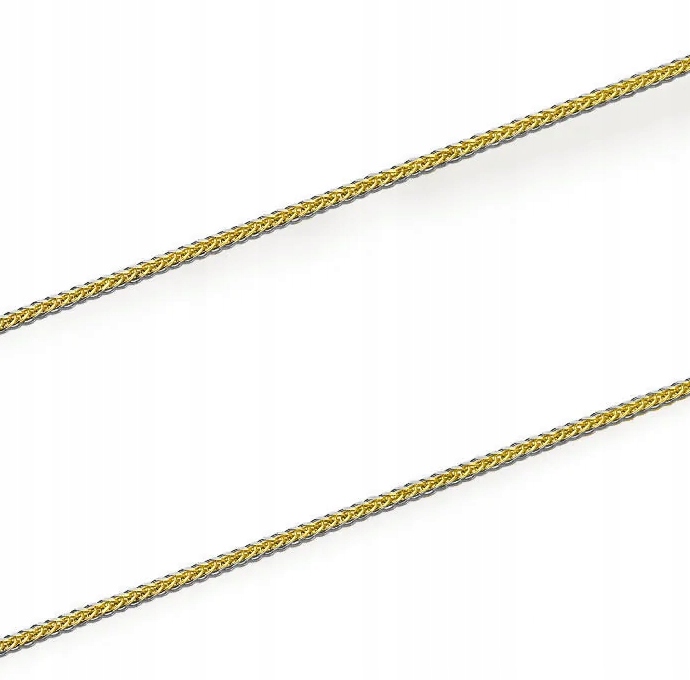 Zlatý řetízek 585 s liščím ocasem 50 cm 1,75 g pro dívku na svaté přijímání