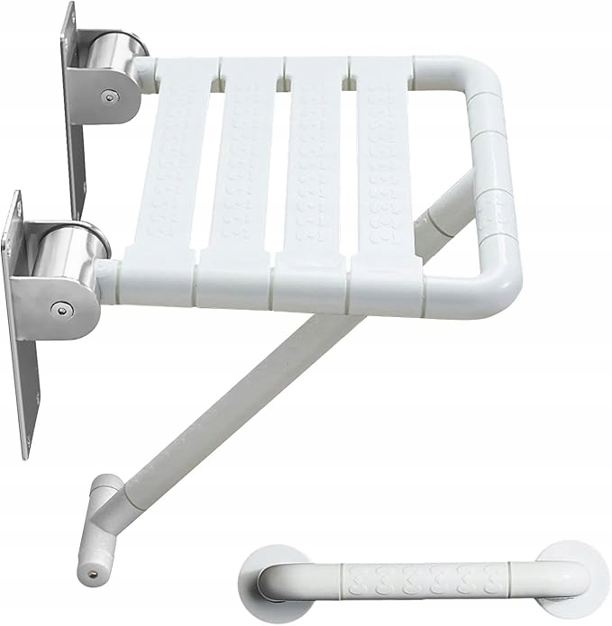 Siedzisko prysznicowe składane, tworzywo sztuczne, max. 200 kg