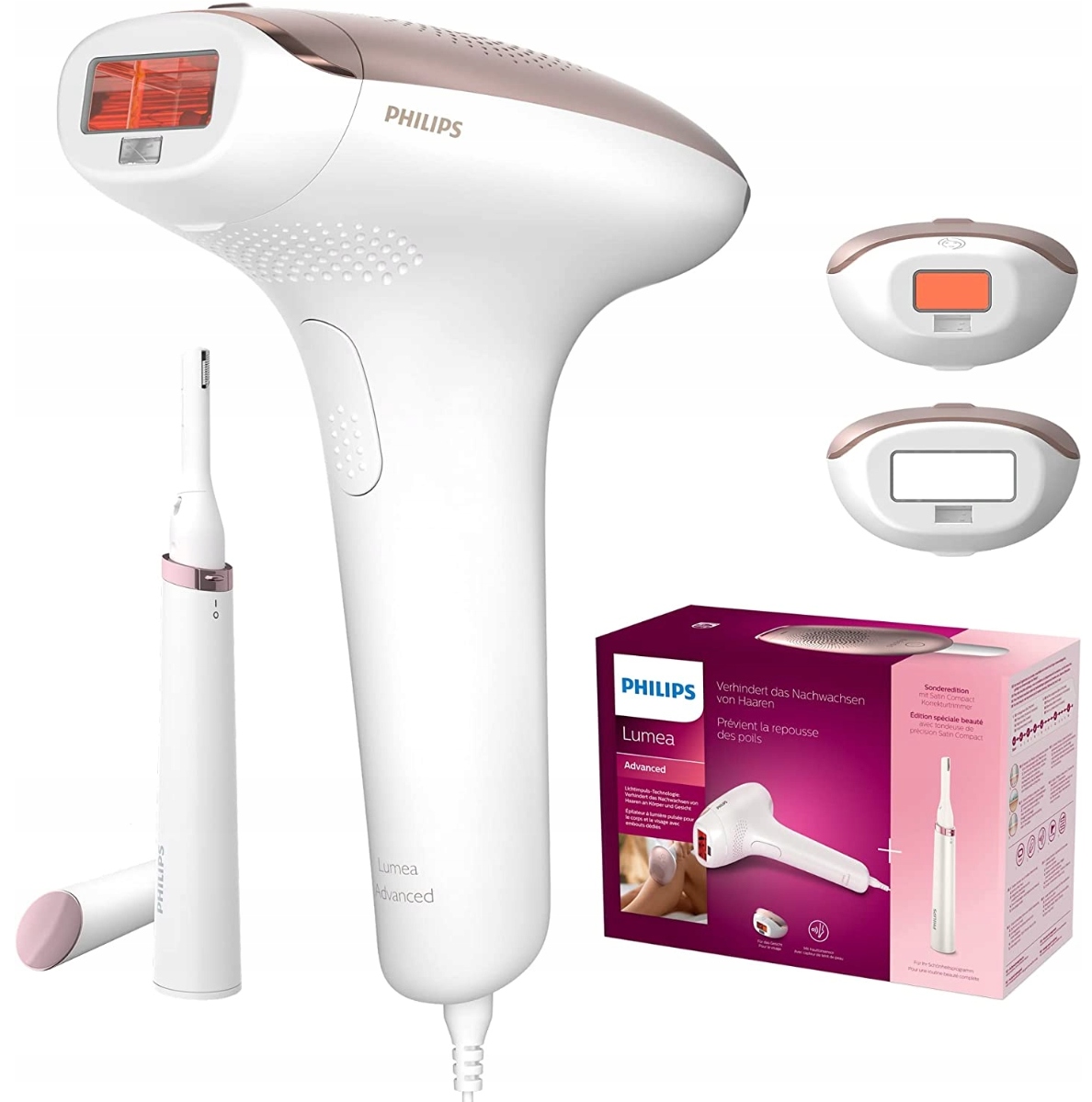 Depilator Philips Lumea Advanced Ipl BRI921/00 Trymer Wbudowany filtr Uv