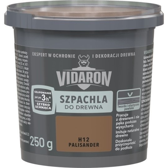 

Vidaron Szpachla do Drewna 0,25kg Palisander H12