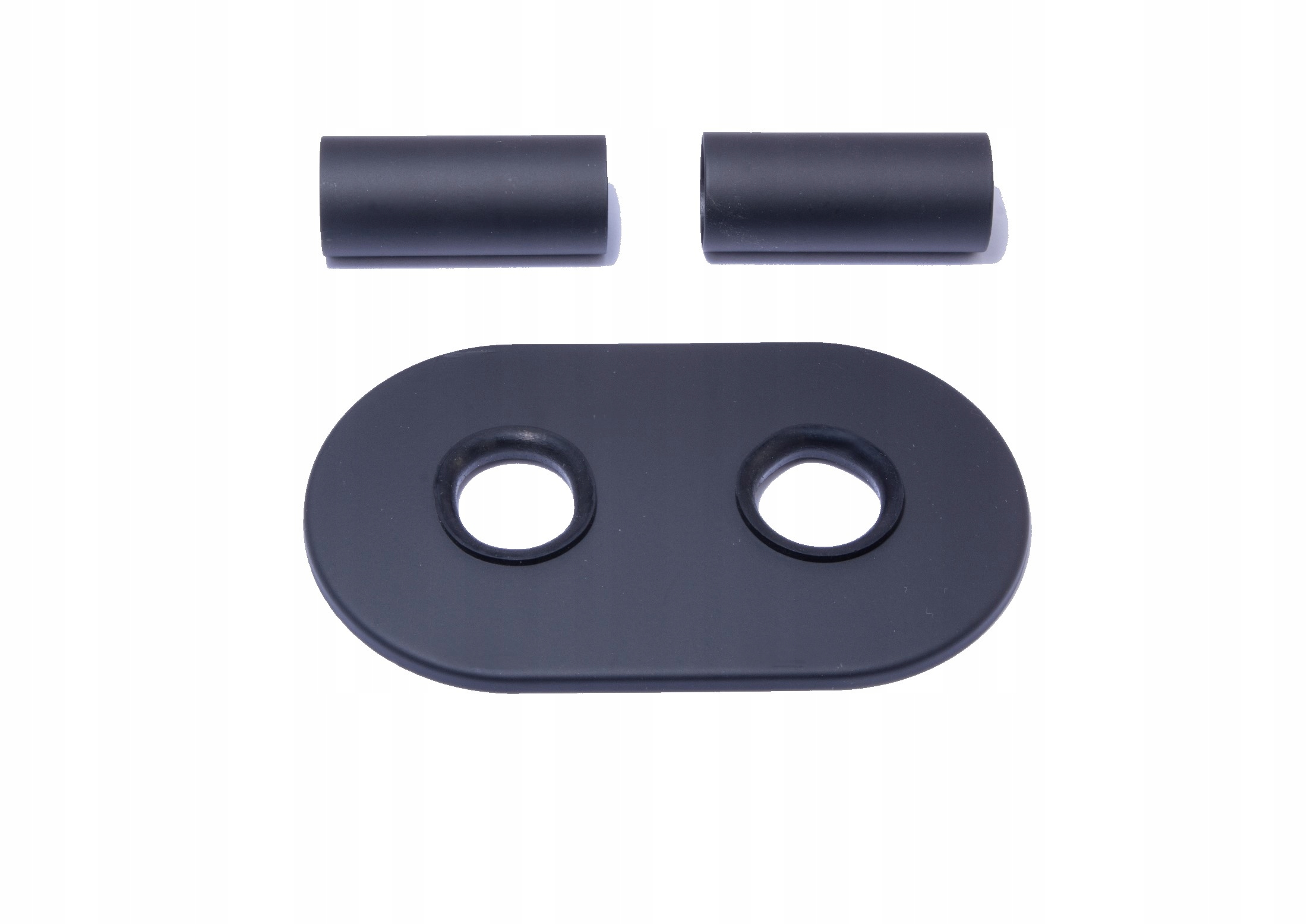 ZESTAW MASKUJĄCY ROZETA PODWÓJNA + TULEJE CZARNY