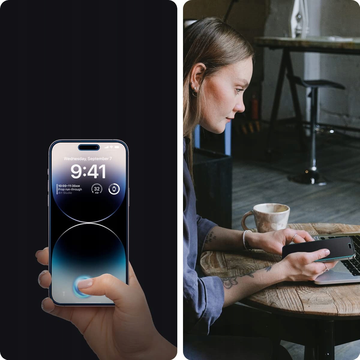 Szkło Spigen do iPhone 14 Pro, prywatyzujące Producent Spigen