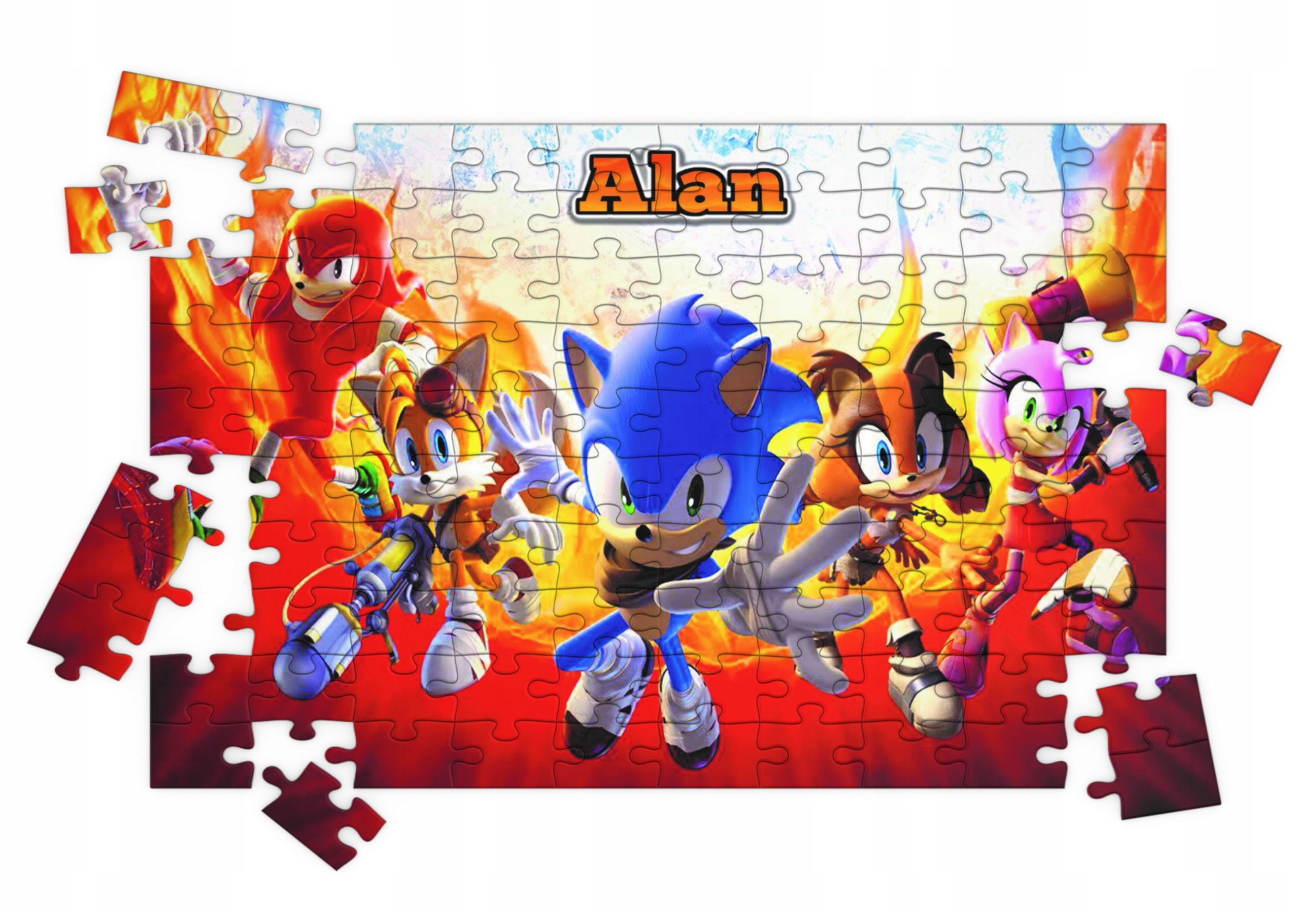 

Puzzle Dla Fana Sonic Z Imieniem