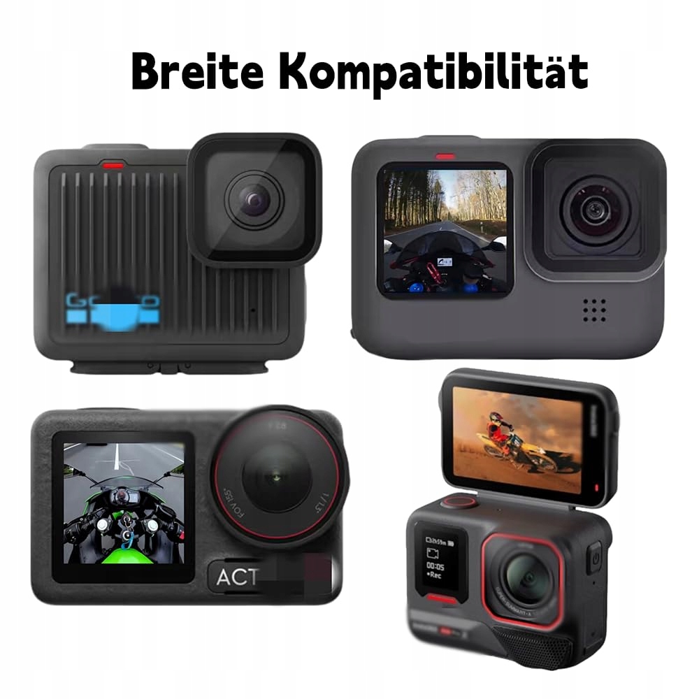 Uchwyt Pod Brodę Kasku do GoPro DJI Insta360 Action Cam Silikon RV MURTS — miniatura 7
