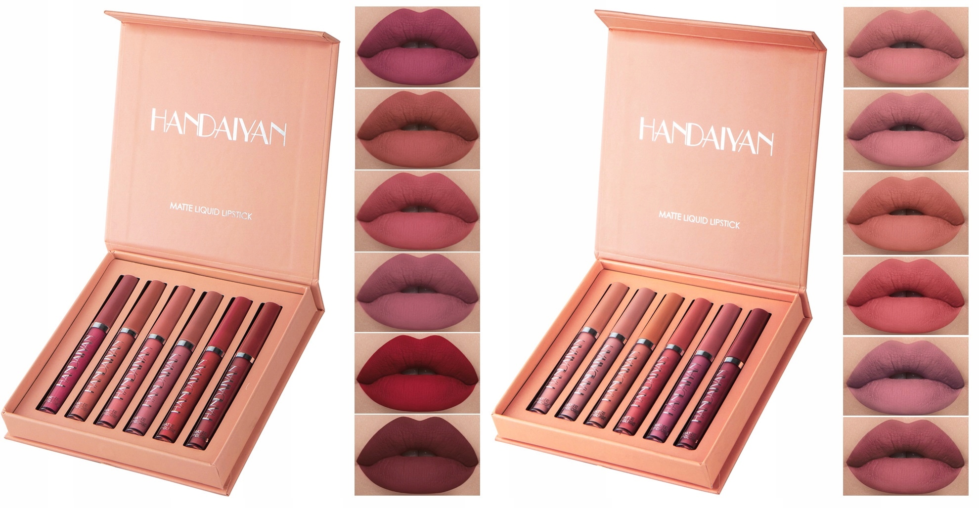 Matowa Szminka Pomadka do ust w płynie 6 szt. B Kod producenta 000711